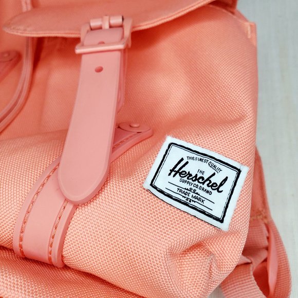 Herschel Supply Co.| Dawson Extra Small 13" Coral Peach Backpack Travel Bag - Picture 5 of 13
